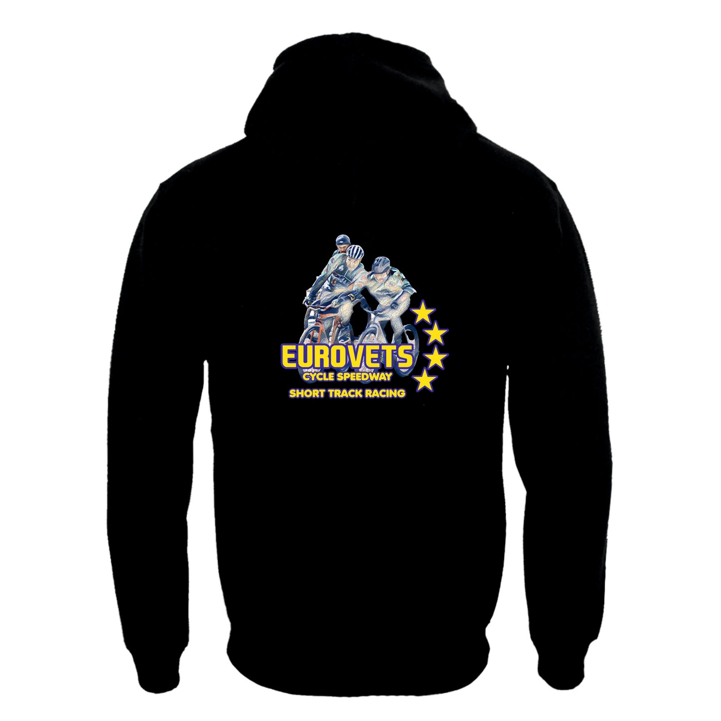 Eurovets Cycle Speedway Hooded Jumper - Black & Yellow