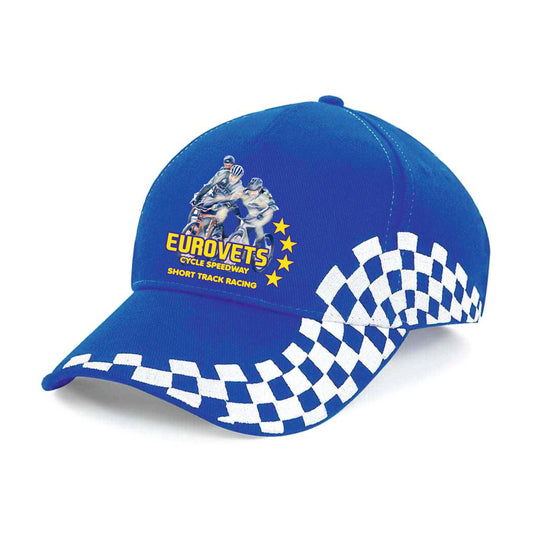 Eurovets Cycle Speedway Cap - Blue & White