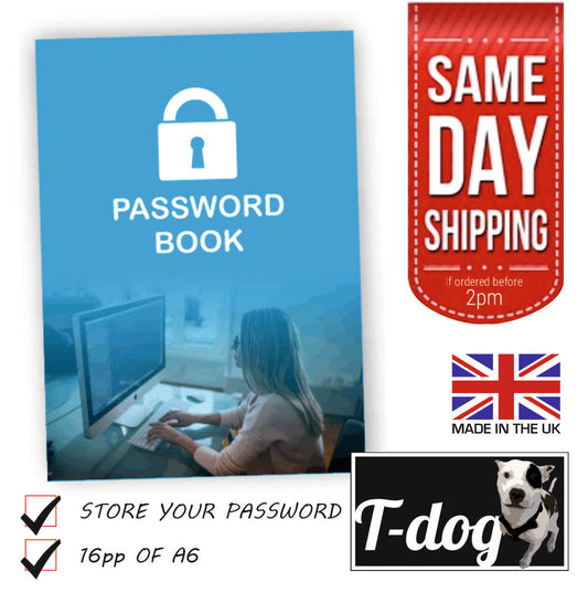 Password Book: Internet Password Logbook, Store and update your passwords