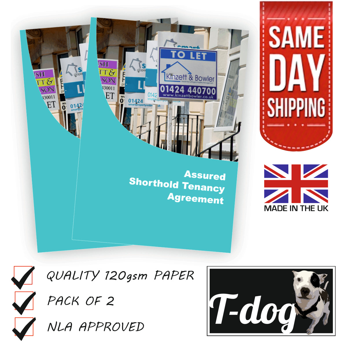 Assured Shorthold Tenancy Agreement Pack of 2