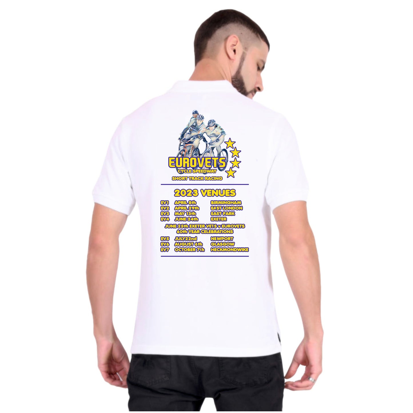 Eurovets Cycle Speedway 2023 Venues T-Shirt