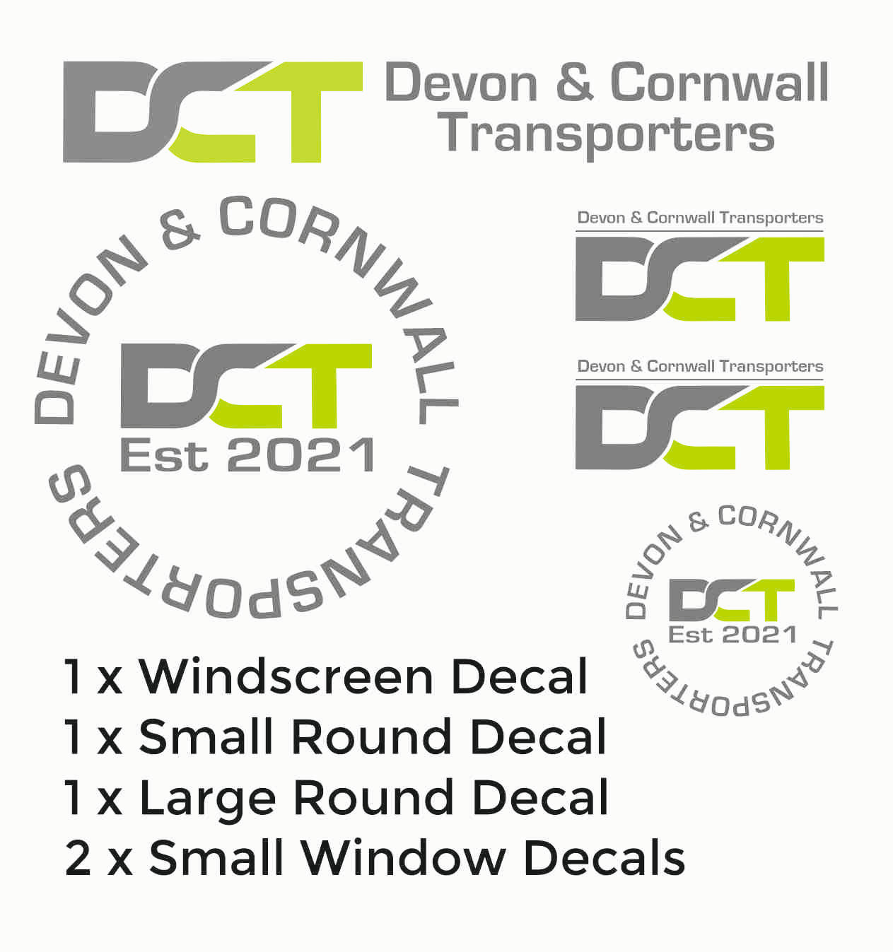 Devon & Cornwall VW Transporter BESPOKE Decal Package