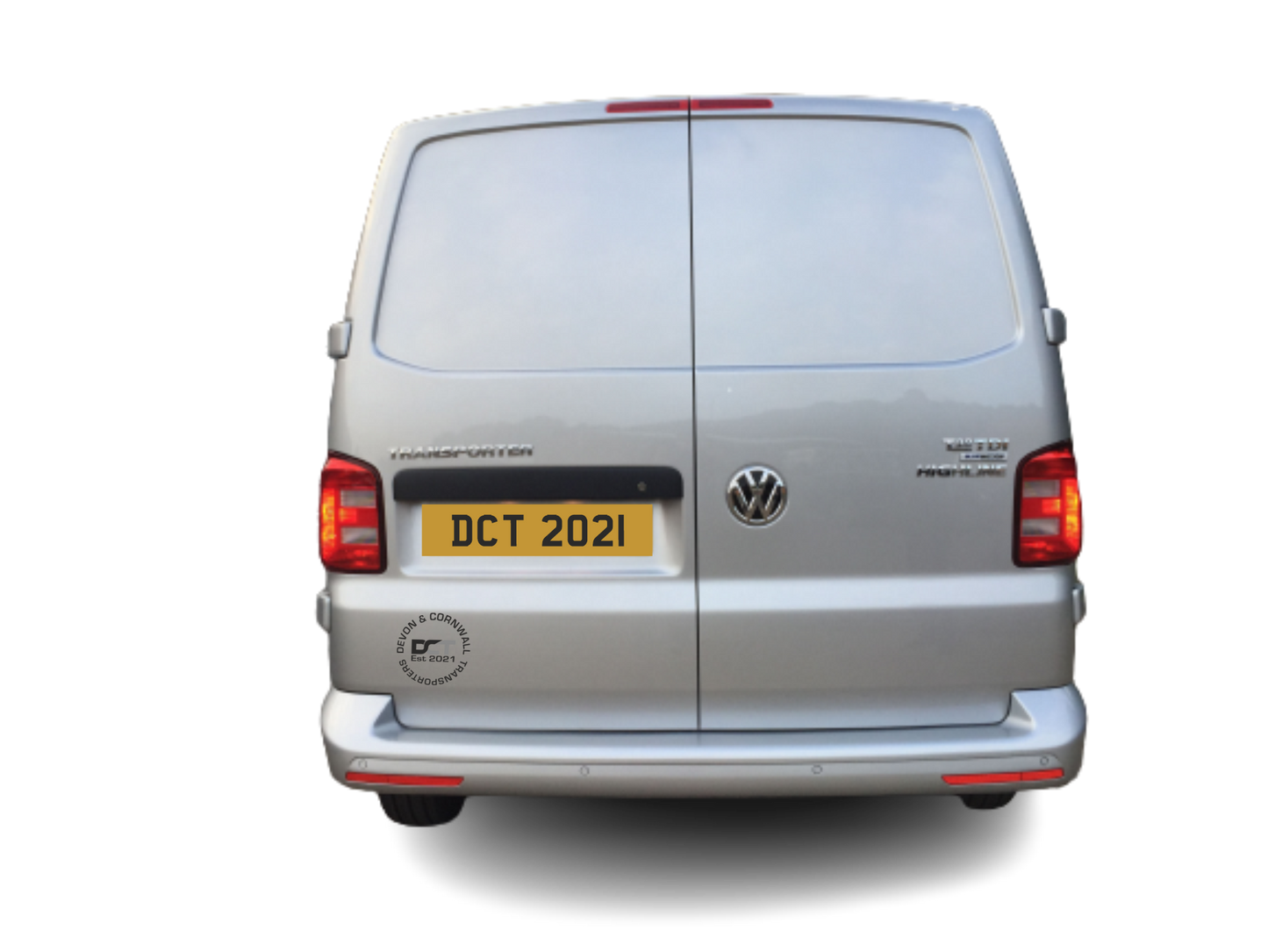 Devon & Cornwall VW Transporters Vinyl Vehicle Decal (Small)