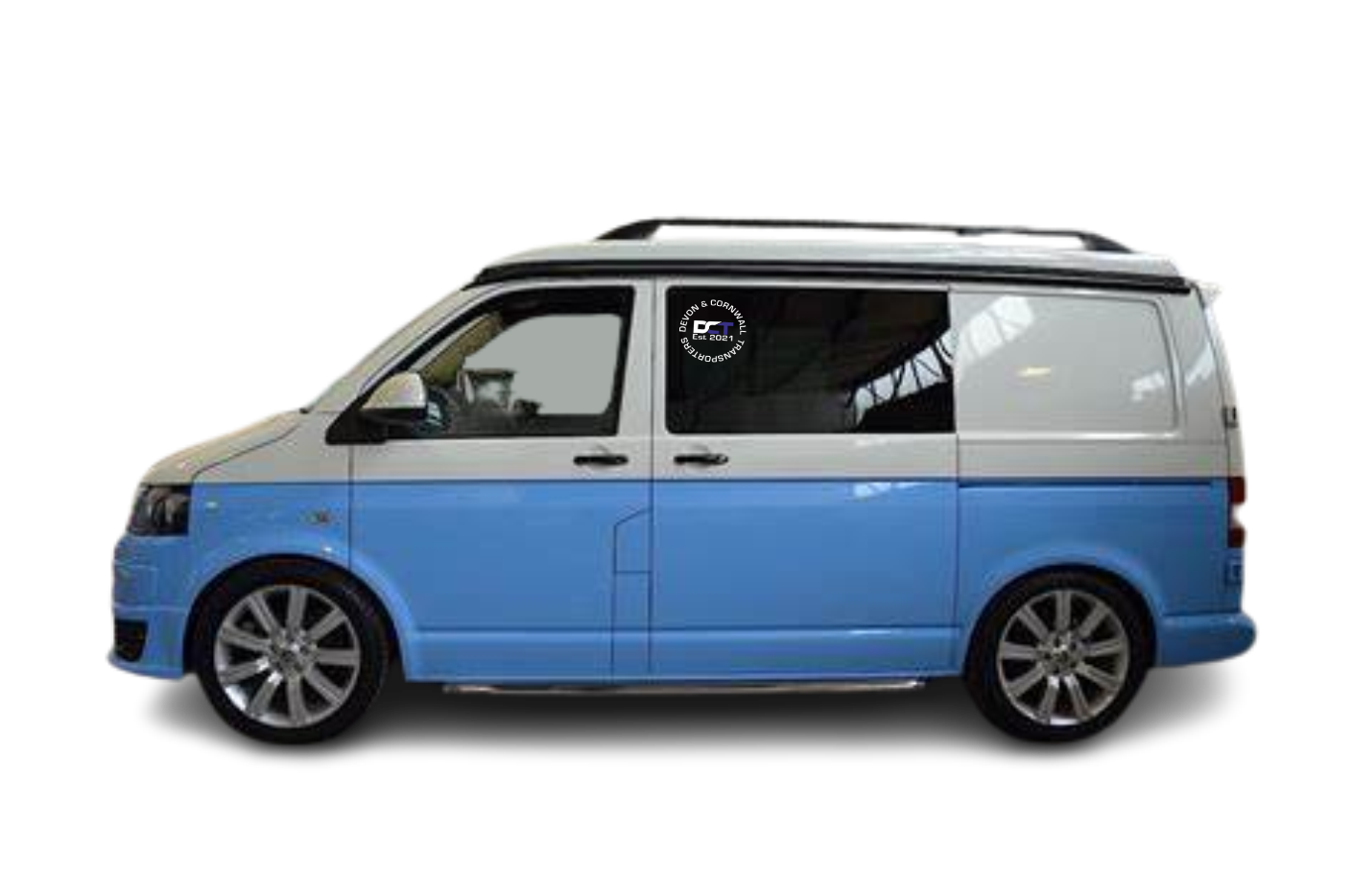 Devon & Cornwall VW Transporters Vinyl Vehicle Decal (Small)