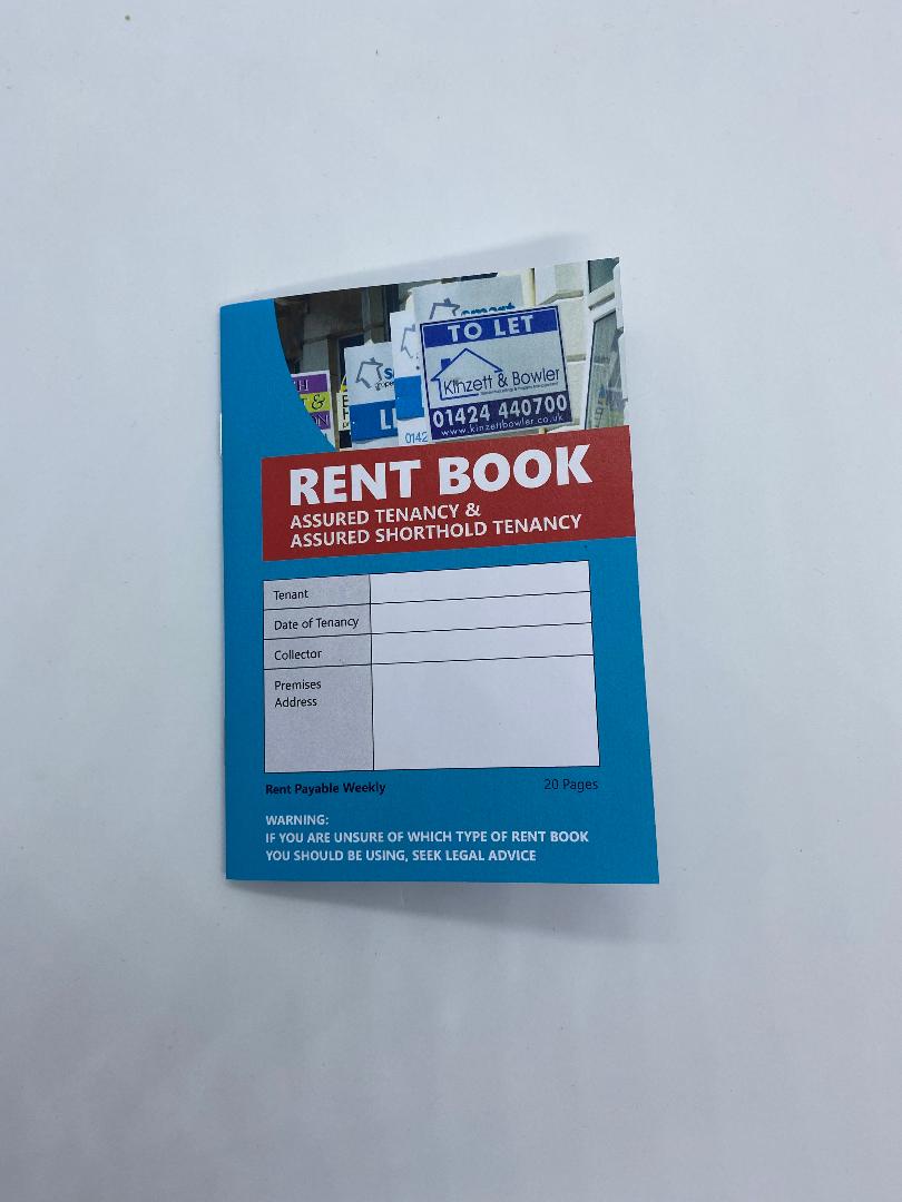 Rent Book - Assured Tenancy & Assured Shorthold Tenancy